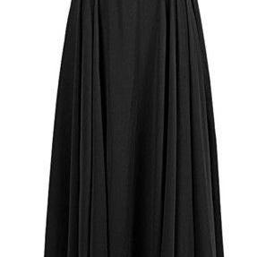 Fashion A-line Halter Straps Chiffon Long Prom Dress With Beaded, dress prom, beading evening dresses, black prom dress,beaded prom dress,beading evening gowns,long prom dresses,chiffon bridesmaid dresses,modest party dresses,open back prom dress
