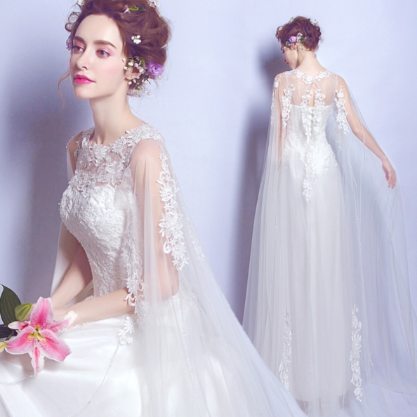 Wedding Dress Simple Custom White Wedding Dress Simple Custom White Neat Lace Y