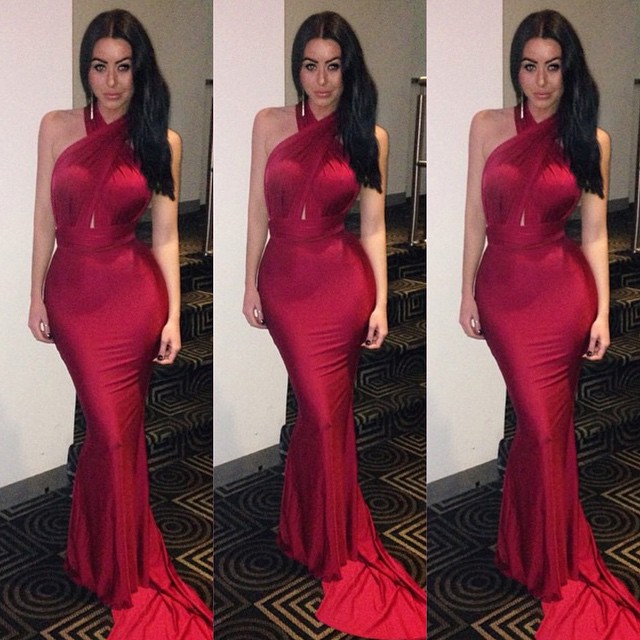 Ruby Red Formal Dress