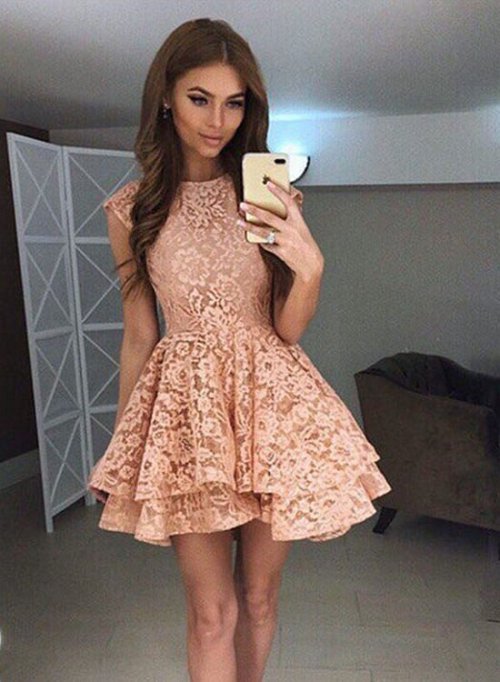 Above Knee Dresses For Prom