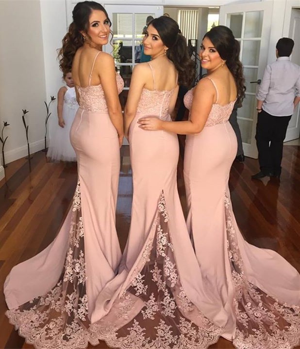 Blush Bridesmaid Dresses