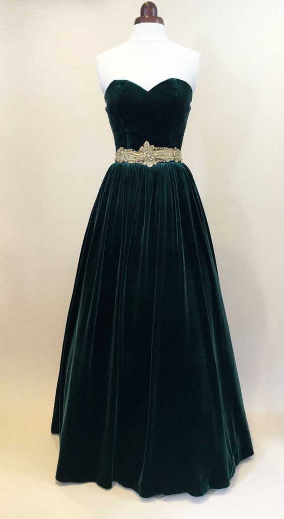 green velvet dresses for wedding