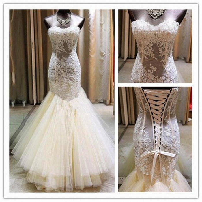 Fitted Wedding Dresses with Bling