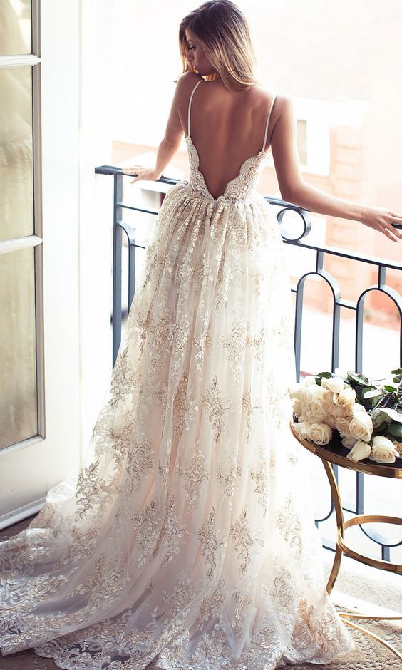 Low-Back Bridesmaid Dresses