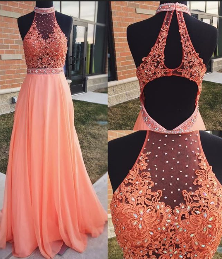 Coral Evening Gown Online, 57% OFF ...