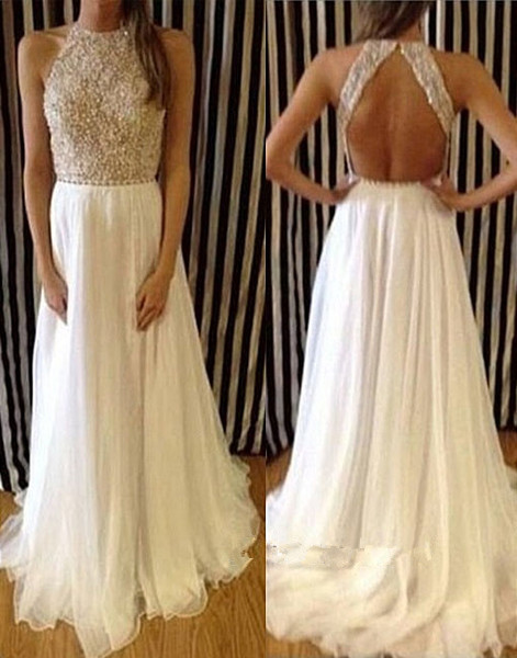 Silk Chiffon Prom Dresses