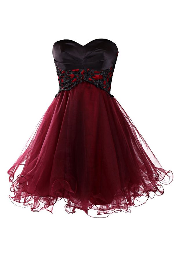 wine homecoming dress