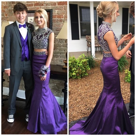 Grape Purple Prom Dresses