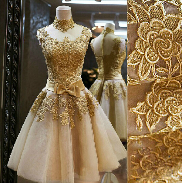 Beaded Tea Length Dress