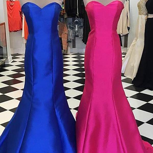 royal blue and hot pink dress